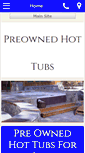 Mobile Screenshot of buypreownedhottubs.com